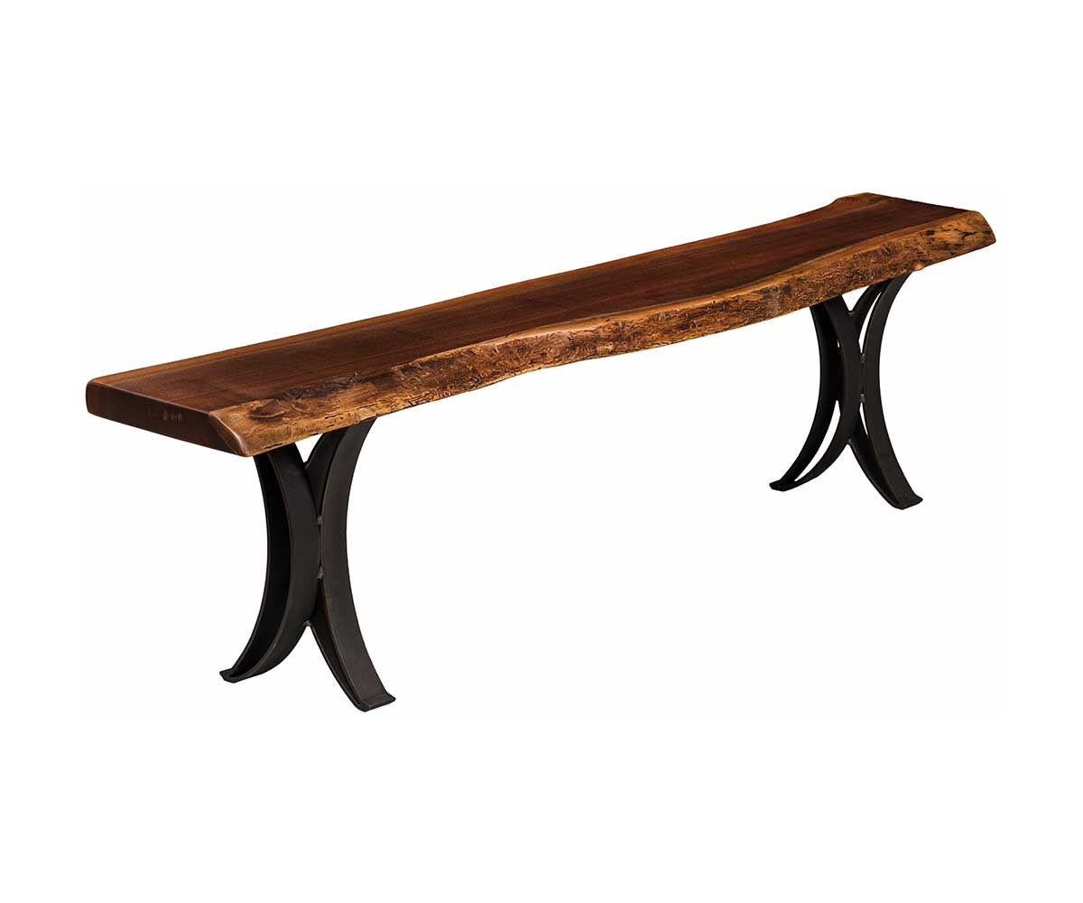 Live Edge Bench Mountain View Furniture