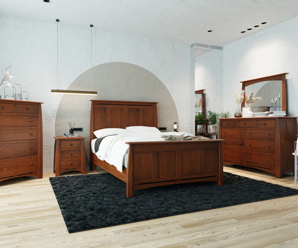 Hardwood Boulder Creek Bedroom Collection