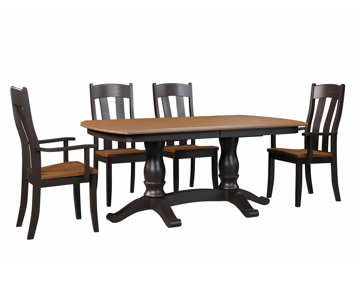 Brooke Double Pedestal Table - Image 2