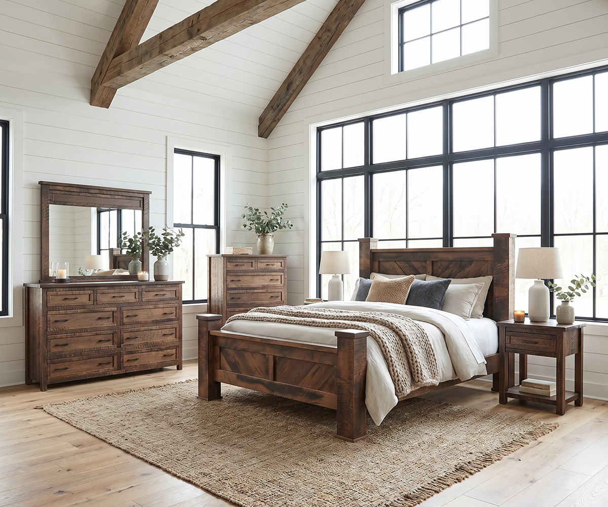 Denali Bedroom Collection solid wood bed and bedroom furniture